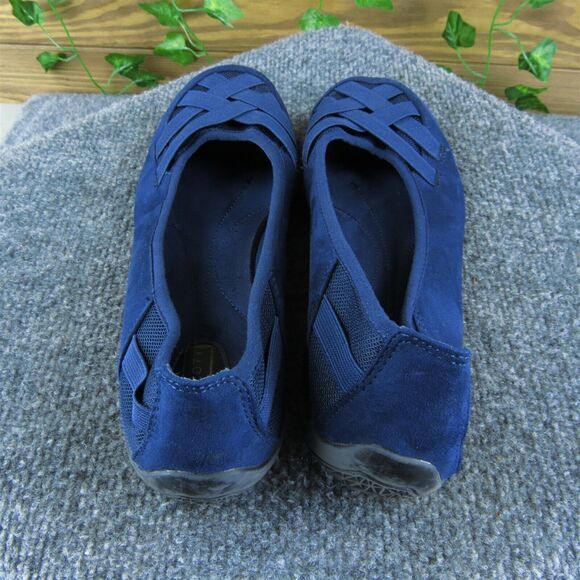 Laura Scott Women's Flat Blue Fabric Size 8.5M Gently Used 2025 - Picture 4 of 6